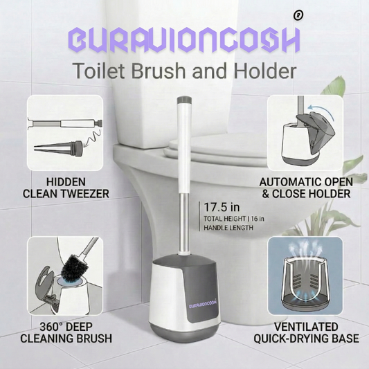 Buravioncosh® Toilet Brush and Holder
