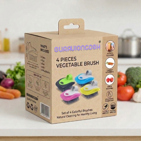 Buravioncosh® 4 Pieces Vegetable Brush